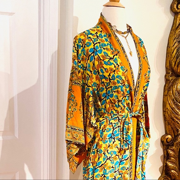 KIMONO COTTON ROBE - Picture 6 of 7